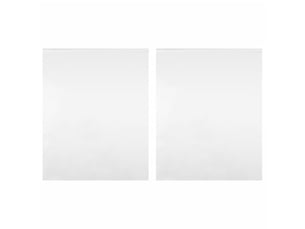 Lot de 2 films de miroir auto-adhésive 45x150 cm pet cf62671