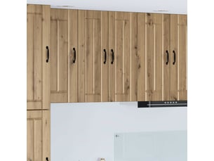 Meuble mural de cuisine, armoire de cuisine chêne artisanal 30x31x80cm shl6491