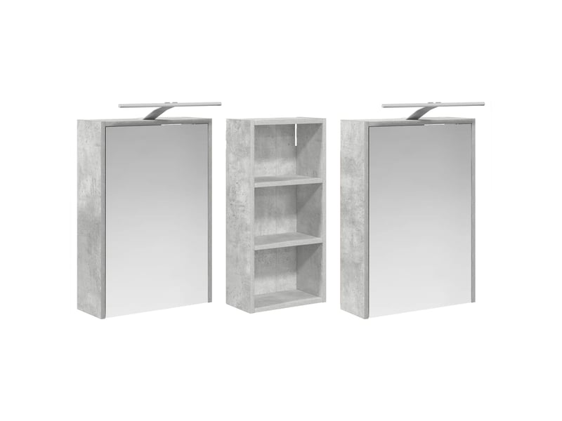  Ensemble de meubles de salle de bain 3 pcs 116x16x62.5 cm shl1245  - Conforama E