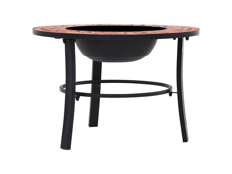  Brasero exterieur, foyer mosaïque terre cuite 68 cm céramique  - Conforama C