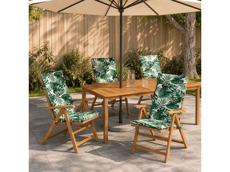  Lot de 4 coussins de chaise à dossier haut  gemert cf59318  - Conforama B