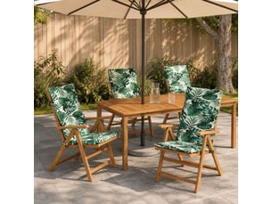 Lot de 4 coussins de chaise à dossier haut  gemert cf59318