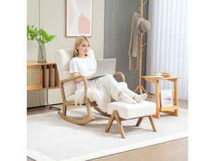 Fauteuil fixe  <strong>ROLIPO</strong> Bois blanc