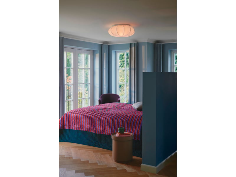  Plafonnier aeron 60 textile blanc , h. 24 - ip20 - e27 nordlux intérieur 2512696001 - Conforama B