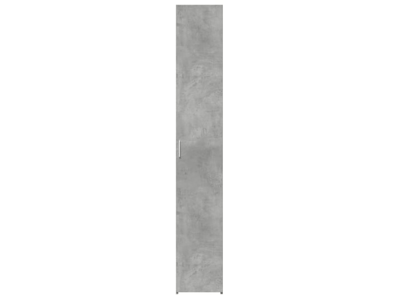  Buffet haut - bahut - meuble de rangement gris béton 30x42,5x185 cm bois d'ingénierie  - Conforama C