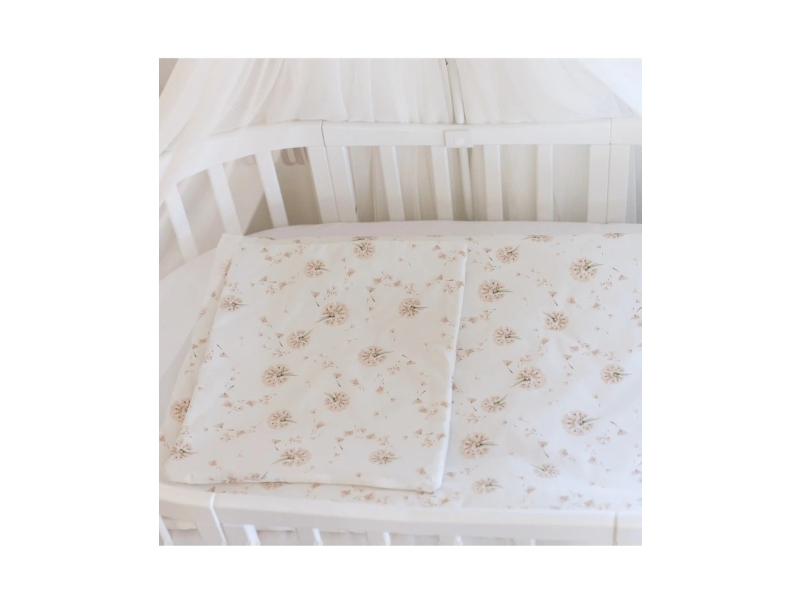  Parure de lit bébé couette et oreiller 120 × 90 cm - taille l - pissenlits waldin BD-L-01 - Conforama D