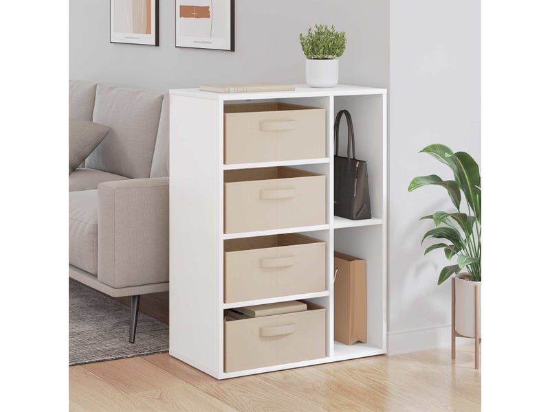  Buffet - bahut - meuble de rangement blanc 60 x 33,5 x 84 cm  - Conforama B