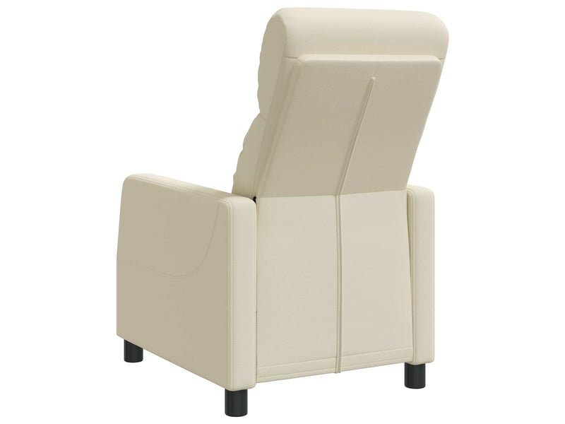  Vidaxl fauteuil inclinable crème simili cuir  - Conforama E