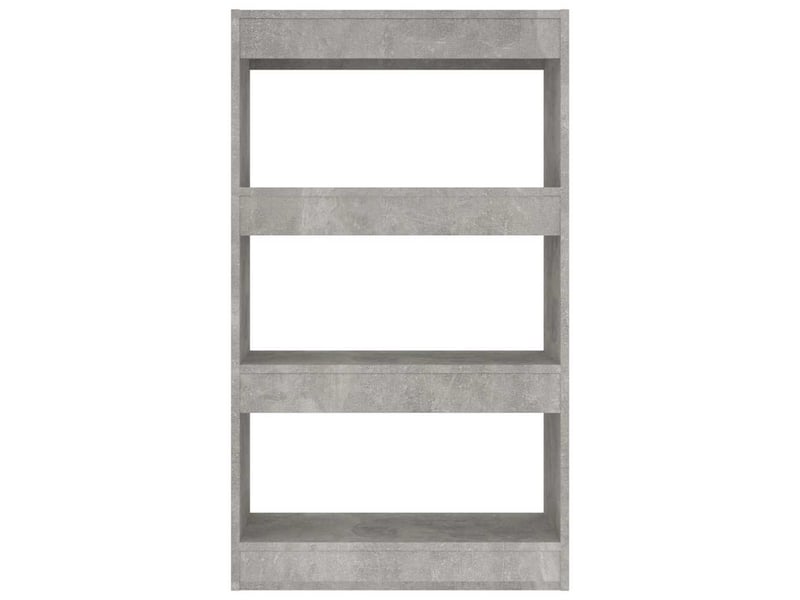  Bibliothèque, séparateur de pièce gris béton bois d'ingénierie  - Conforama E