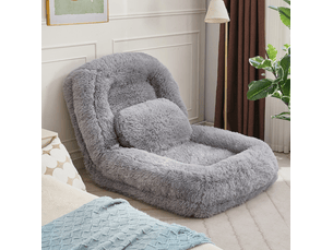 Fauteuil convertible <strong>MODENVIE</strong> Polyester gris