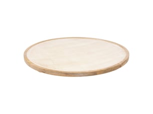 Assiette de présentation sur pied ava ronde d.40cm blanc
