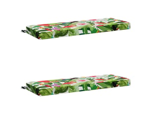 Lot de 2 coussins de banc, coussins d'assise soest 100 % polyester cf56915