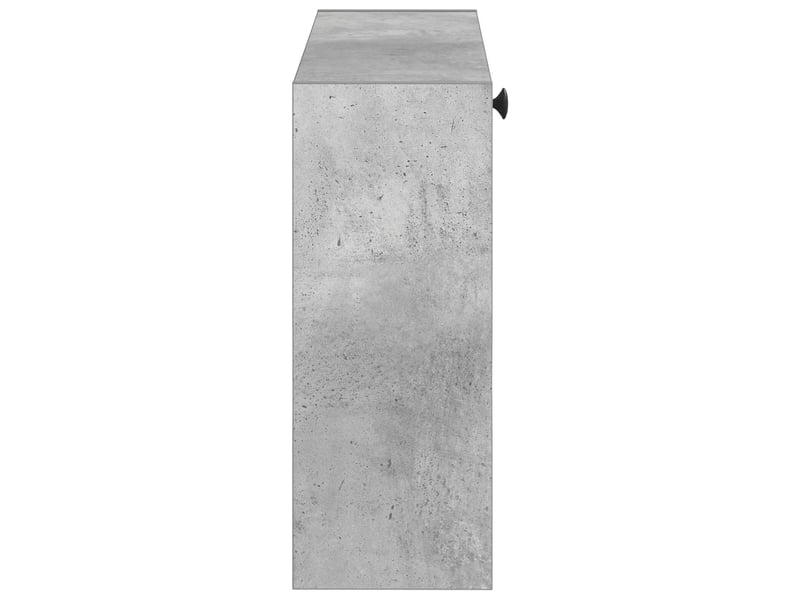  Meuble à chaussures mural, armoire à chaussures alkmaar 71x17x43 cm gris béton  - Conforama E