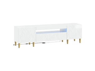 Meuble tv coloris blanc 1 cm <strong></strong> <strong></strong>
