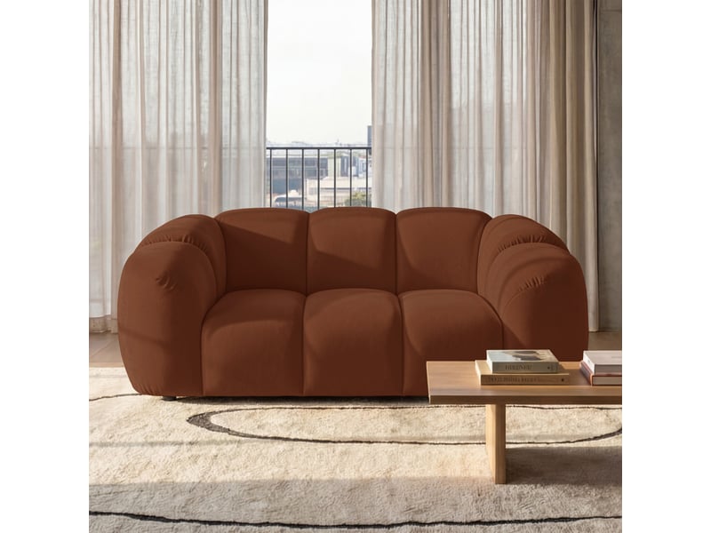  Selsey millma - canapé - 180 cm - velours cuivre Millma - Conforama B