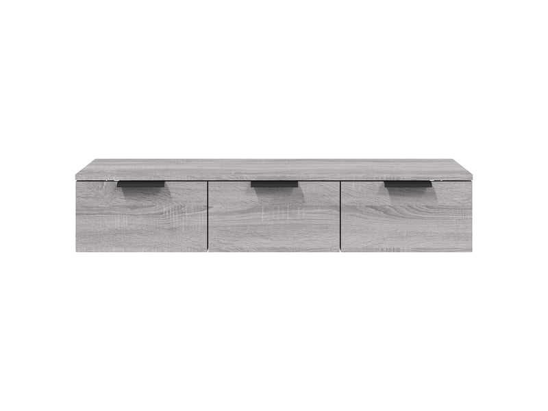  Armoire murale, meuble de rangement sonoma gris 102x30x20 cm bois d'ingénierie  - Conforama E