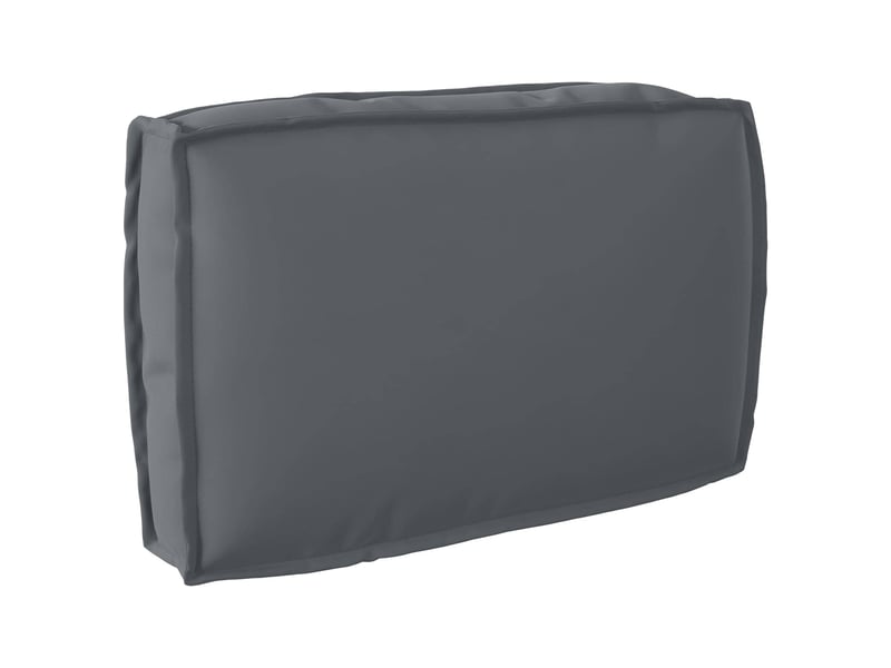  Coussin pour chaisecanapé anthracite 60 x 40 x 12 cm tissu oxford cf50085  - Conforama B