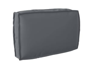 Coussin pour chaisecanapé anthracite 60 x 40 x 12 cm tissu oxford cf50085