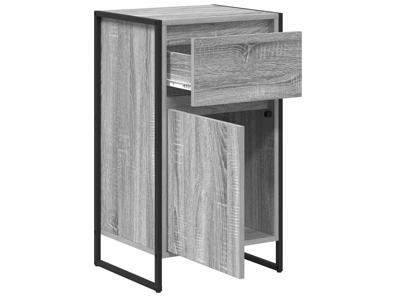  Buffet - bahut - meuble de rangement gris sonoma 43 x 36 x 75,5 cm bois d'ingénierie  - Conforama E