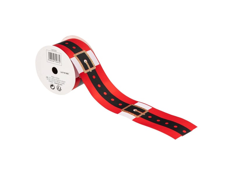  Ruban imprimé 50mm l.3 m polyester assorti  - Conforama A