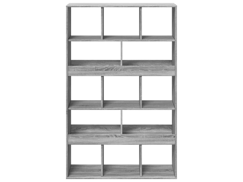  Cloison bibliothèque, meuble de rangement sonoma gris bois d'ingénierie shl3931  - Conforama D