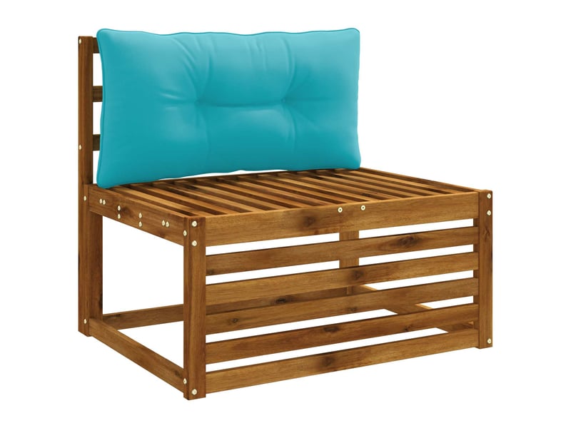 Coussin de dos, coussin de dossier putten 100 % polyester turquoise 80 x 40 x 10 cm cf54945 - Conforama C