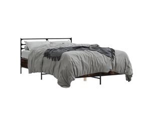 Lit 2 places 120x190cm coloris marron