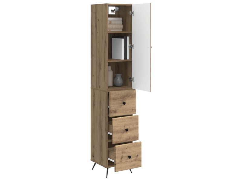  Ensemble de meubles 2 pcs, rangement de salon 34,5x34,5x90 cm bois d'ingénierie shl9889  - Conforama C