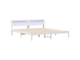 Lit 2 places 200x200 cm coloris blanc