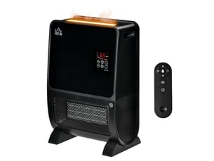 Chauffage électrique avec humidificateur, radiateur céramique ptc 2000 w, 20 à 30 m²