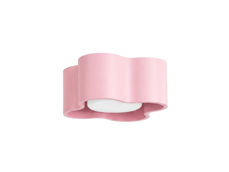  Plafonnier ovio 1 rose gx53 aluminium moderne 6x12x12cm SL.3396 - Conforama A