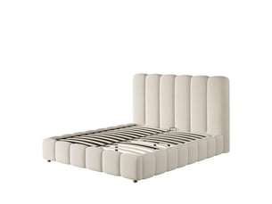 Lit coffre 140x190 cm SOGEU   coloris beige