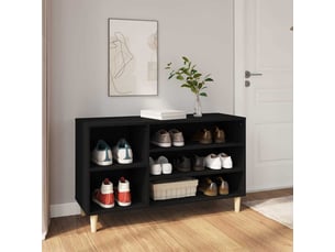 Meuble à chaussures 3 paire(s)  <strong></strong>  <strong></strong> coloris noir