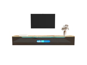 Meuble tv coloris bicolore 180 cm MEUBLIV