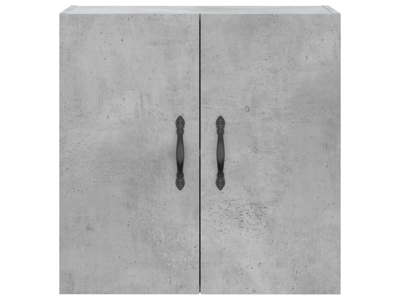  Armoire murale salon, meuble de rangement gris béton 60x31x60 cm bois d'ingénierie shl9038  - Conforama E