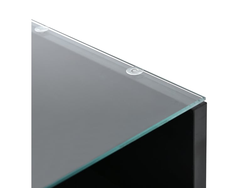  Table basse relevable led avec tiroir et niche pour salon 78×78×45,559,5 cm en panneaux noire  - Conforama D