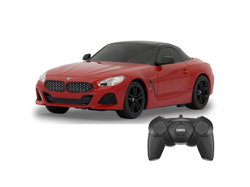 Voiture télécommandée bmw z4 roadster 1:24 rouge 27mhz 405190 - Conforama D