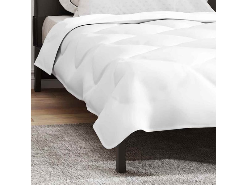 Couette - duvet d'été 220 x 155 x 3 cm été polyester blanc respirant - Conforama E