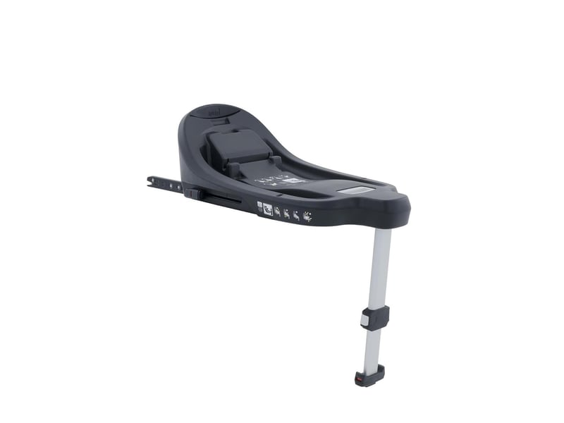  Base isofix pour siège auto bébé 65 x 35 x 64 cm noire, avec jambe d'appui réglable, vendue sans siège auto  - Conforama A