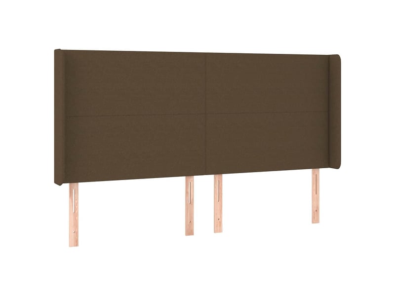 Tête de lit à led, décoration murale marron foncé 163x16x118128 cm tissu shl16093  - Conforama C
