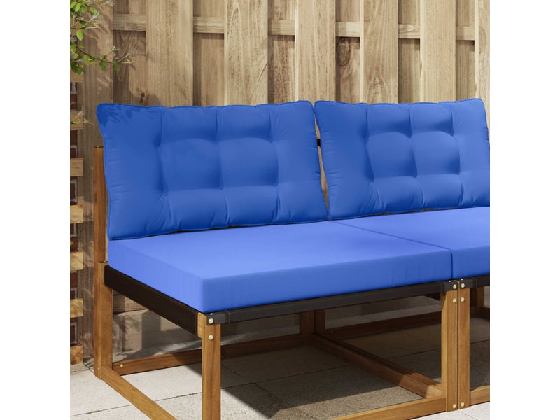  Coussin de canapé d'extérieur, coussin de chaise polyester bleu royal 80 x 68,5 cm cf54038  - Conforama B