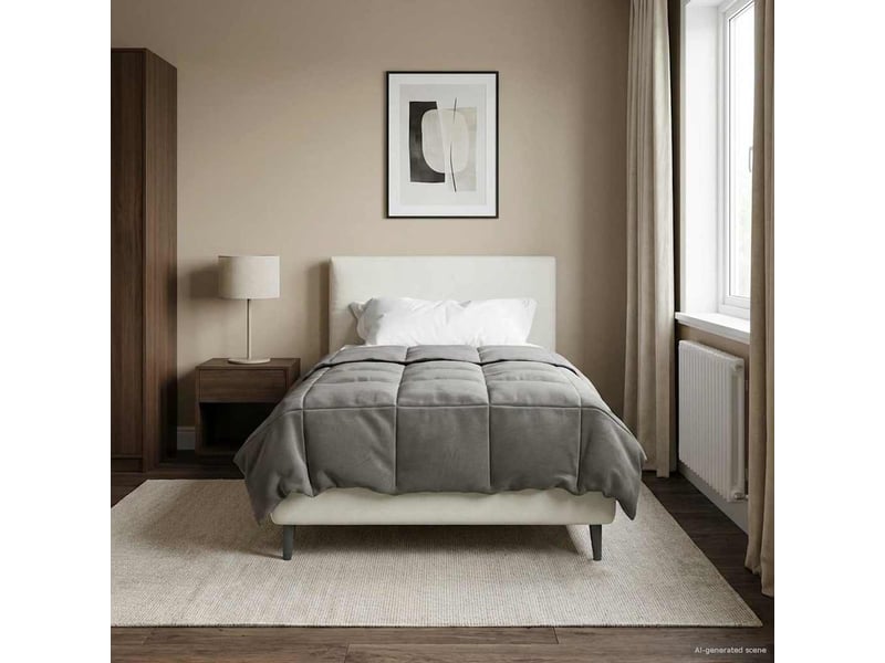 Duvet d'hiver - couette 135 x 200 cm hiver - couette microfibre (100% polyester) - Conforama D
