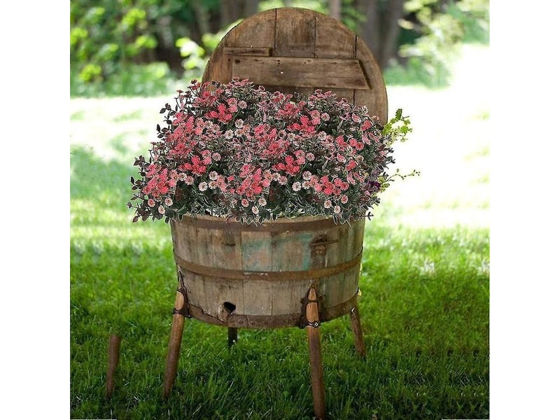  Lot de 3 plantes artificielles : marguerites artificielles, eucalyptus artificiel, plantes artificielles  - Conforama D