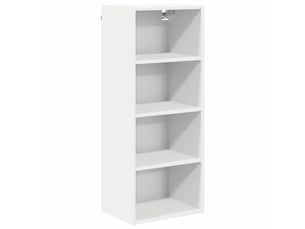 Meuble de rangement cuisine, armoire suspendue blanc 40x29,5x100cm bois d'ingénierie