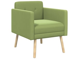 Fauteuil relax manuel VIDAXL  Polyester vert