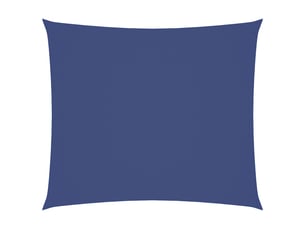 Voile de parasol - voile d'ombrage tissu oxford rectangulaire 2,5x3 m bleu