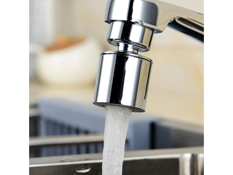  Aérateur rotatif à 360° pour robinets en laiton, 2 modes réglables, économiseur d'eau pour robinets, filetage mâle de 24 mm, afa009  - Conforama B