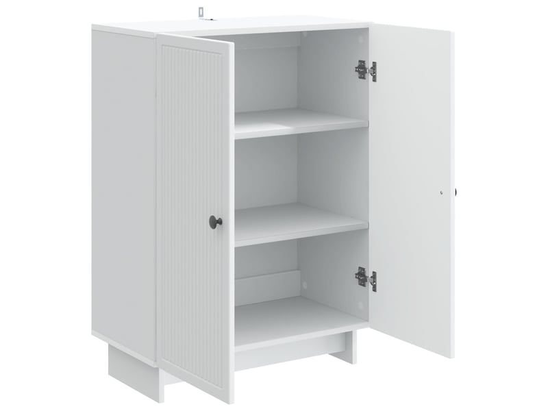 Buffet - bahut - meuble de rangement blanc 66 x 34,5 x 90 cm bois d'ingénierie - Conforama E