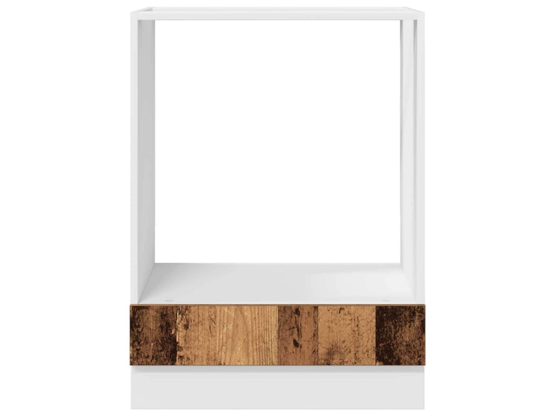 Meuble de rangement cuisine, armoire suspendue bois ancien bois d'ingénierie - Conforama E