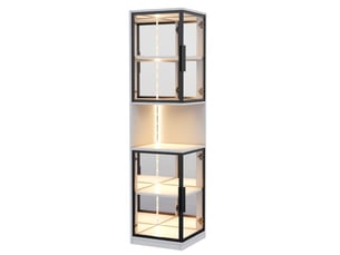 Vitrine coloris blanc Bliss Lite - 42 cmx205 cm